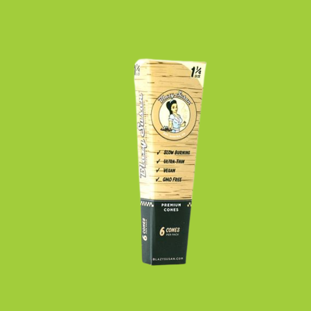 6 Pk Blazy Susan 1 1/4 Cones - Unbleached
